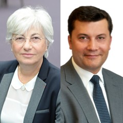 Corinne Champagner Katz et Etienne Drouard