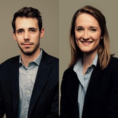 Adrien Croze et Gersende Le Maire