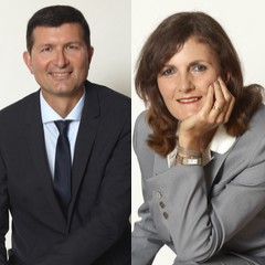 Yvon Martinet et Patricia Savin