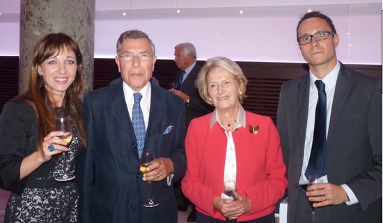 Magali Boucaron-Nardetto, lauréate du Prix Jean Robert, Noël Mélin, Secrétaire général de l'AFA, Geneviève Augendre, Président de l'AFA et Alexandre Job, Groupe Total