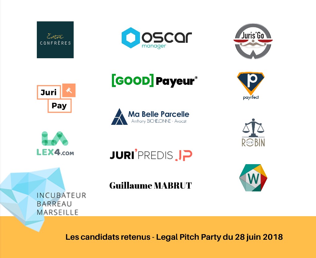 legalpitchparty2018 candidats